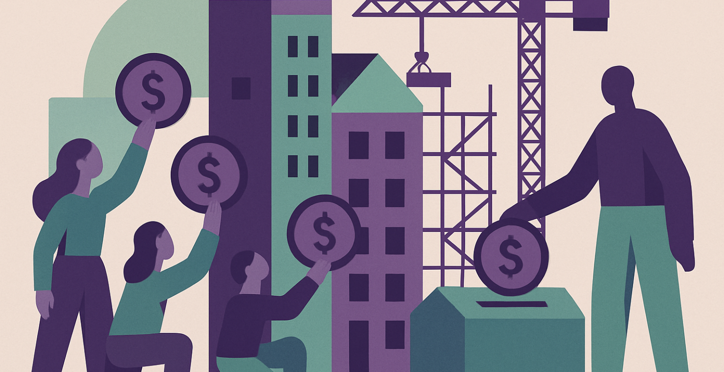 Illustration du crowdlending immobilier en France